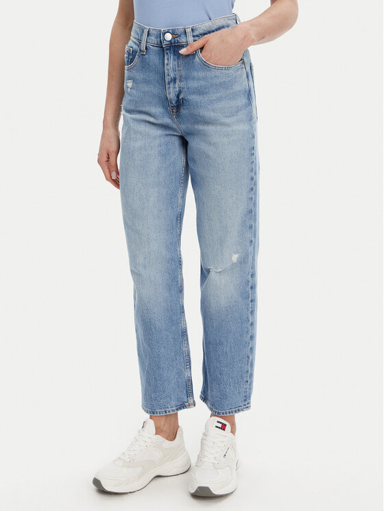 Tommy Jeans Tommy Jeans Blugi Layla DW0DW20013 Albastru Slim Fit