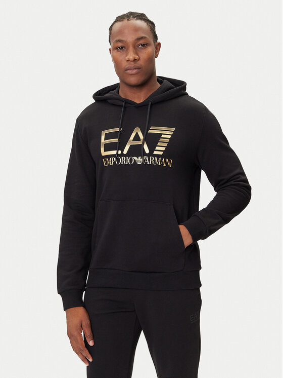 EA7 Emporio Armani Bluza 7M001190 AF17787 UC001 Czarny Regular Fit