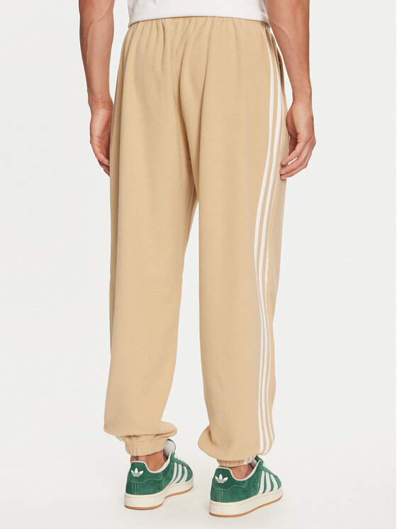 adidas adidas Долнище анцуг adicolor 3-Stripes IZ2490 Бежов Regular Fit