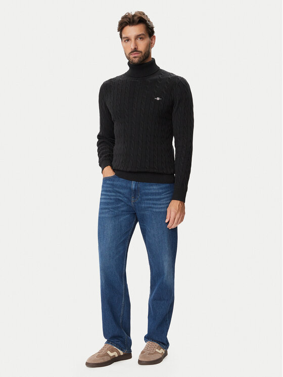 Gant Gant Golf 8050607 Czarny Regular Fit