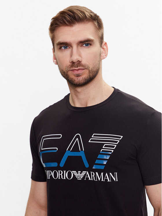 EA7 Emporio Armani T-Shirt 3RPT07 PJLBZ 1200 Černá Regular Fit | Modivo.cz