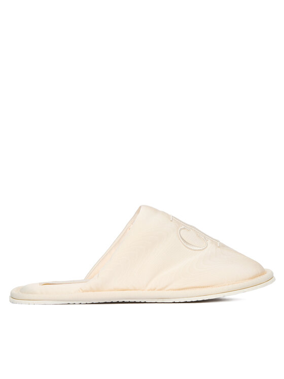 Calvin Klein Jeans Calvin Klein Jeans Papuci de casă Slipper Satin Moire YW0YW02053 Écru
