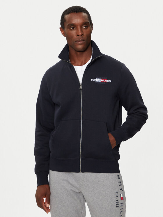 Tommy Hilfiger Tommy Hilfiger Pulóver MW0MW35539 Sötétkék Regular Fit