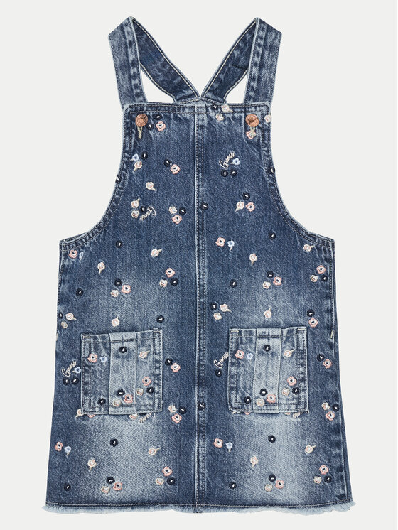 Guess Džínsové šaty K5RK11 D45E0 Tmavomodrá Regular Fit