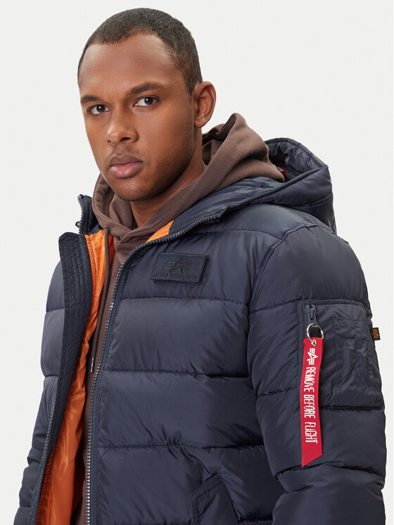 Alpha Industries Alpha Industries Kurtka zimowa 118113 Granatowy Regular Fit