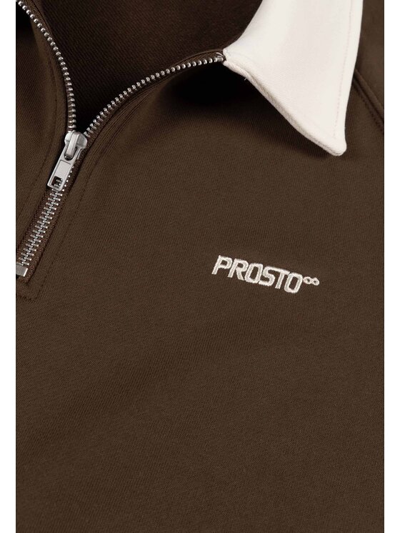 PROSTO. PROSTO. Bluza Coach Brązowy Regular Fit