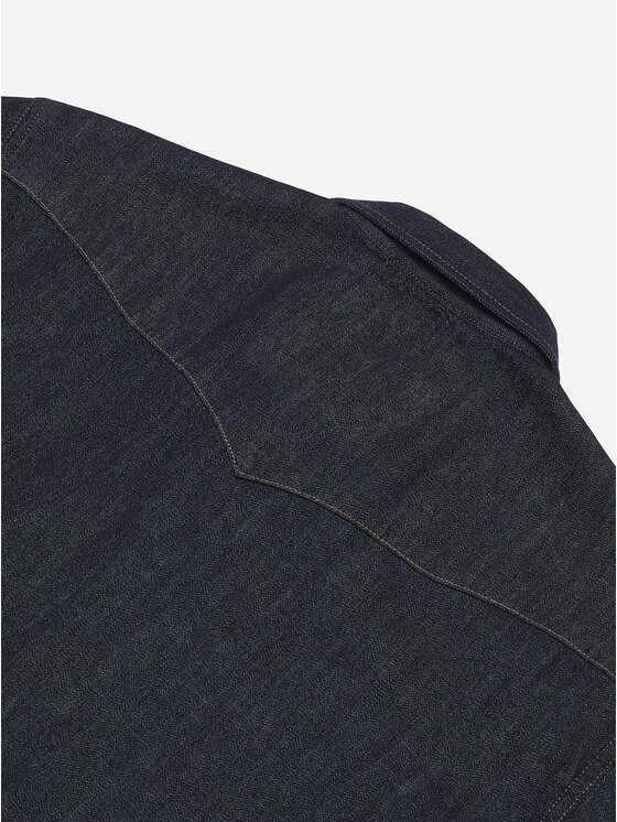 Wrangler Wrangler Koszula 2 PKT SHIRT Niebieski Relaxed Fit