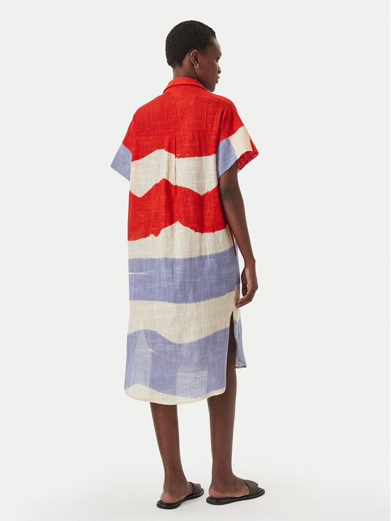 Iconique Iconique Sommerkleid IC26-079 Bunt Relaxed Fit