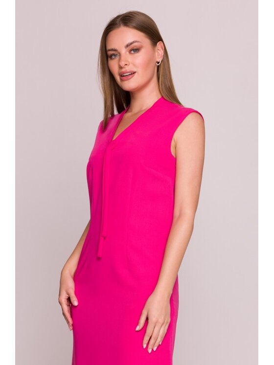 Stylove Stylove Sukienka codzienna S410 Różowy A-Line Fit