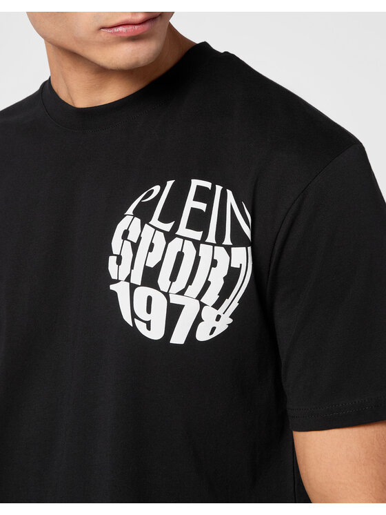 Plein Sport Plein Sport T-Shirt 14269 Czarny Regular Fit