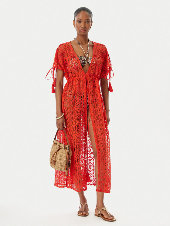 Iconique Iconique Strandkleid Temptation IC26-119 Rot Regular Fit