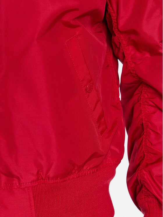 Alpha Industries Alpha Industries Kurtka bomber MA-1 Zip Hood Apollo 136106 Czerwony Regular Fit