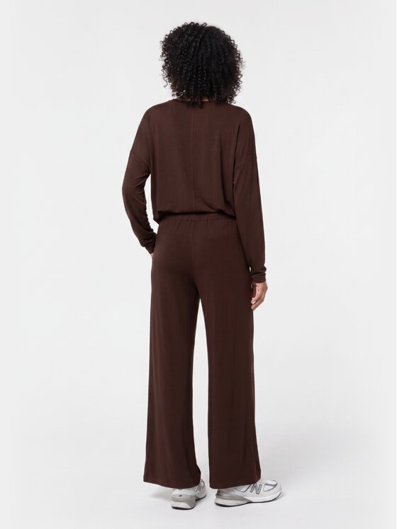 BASICLO BASICLO Spodnie materiałowe BSL-052-212 Brązowy Loose Fit