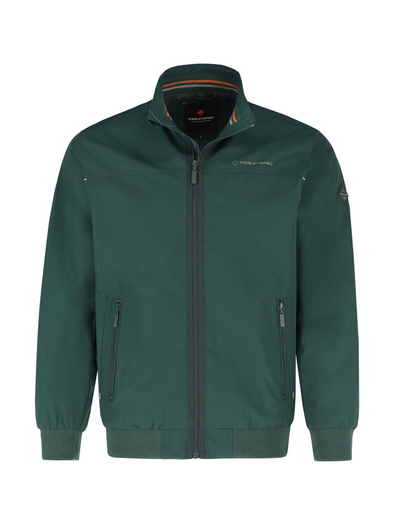 Volcano Volcano Kurtka przejściowa J-BARTON Zielony Regular Fit