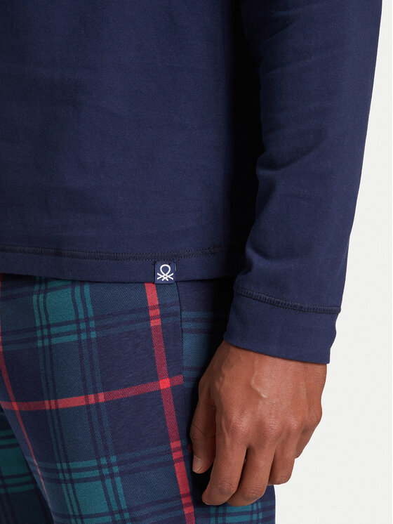 United Colors Of Benetton United Colors Of Benetton Pijama 37MW4P02N Bleumarin Regular Fit