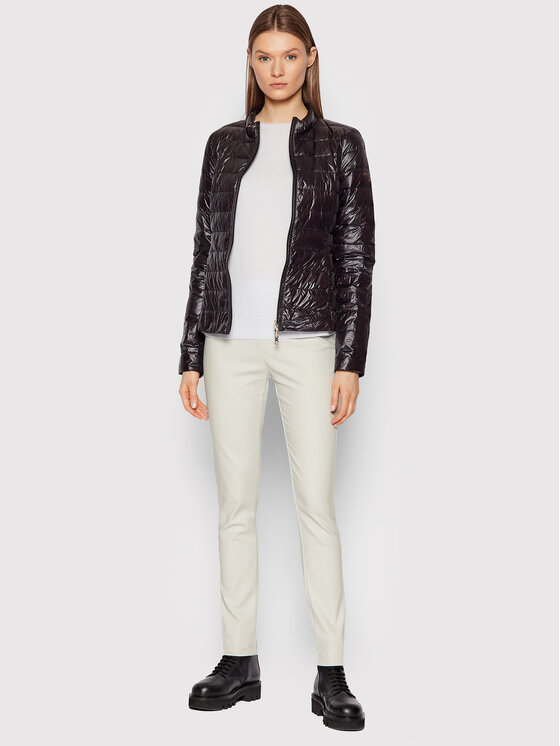 Patrizia Pepe Patrizia Pepe Vatovaná bunda CO0178/A503-K103 Černá Regular Fit