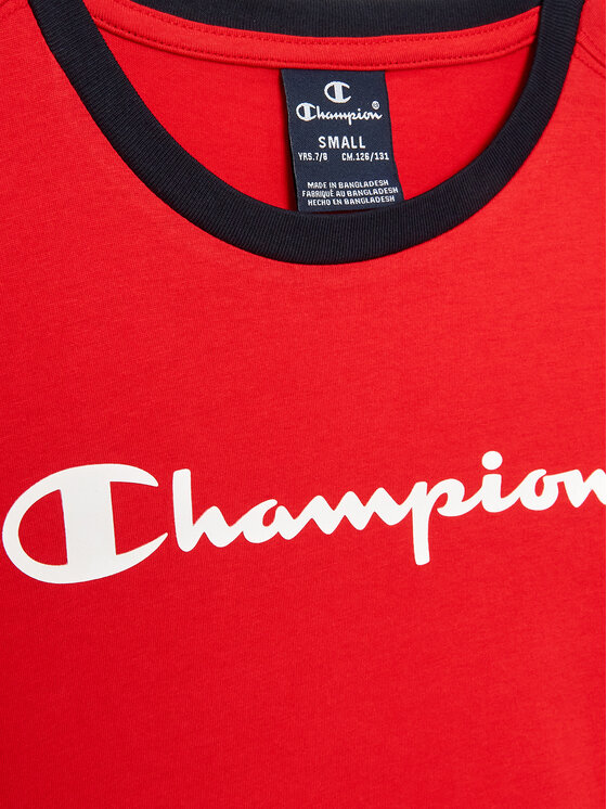 Champion Champion Футболка 306286 Червоний Regular Fit