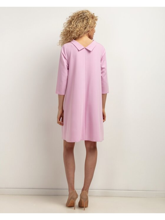 Tessita Tessita Sukienka koktajlowa SUKIENKA_T442 _2_XXL Różowy Loose Fit