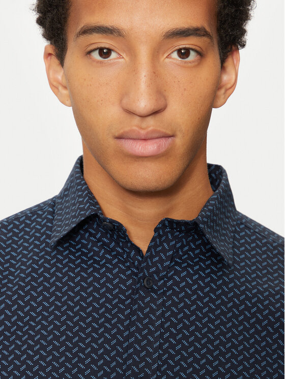 U.S. Polo Assn. U.S. Polo Assn. Srajca MUP2852 Mornarsko modra Slim Fit