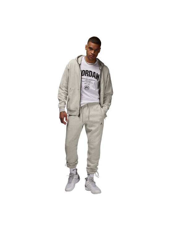 Nike Nike Bluza Sport Hoop Fleece Dri-FIT Szary Regular Fit