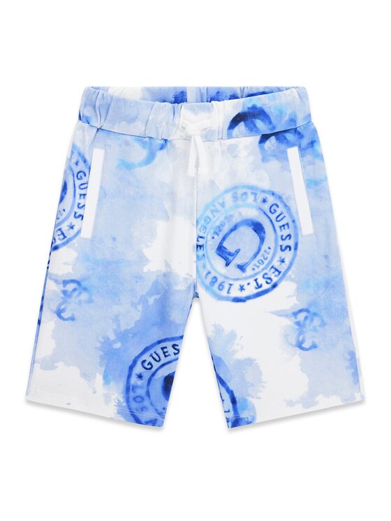 Guess Guess Sportshorts L6GD00 KA6R4 Blau Regular Fit
