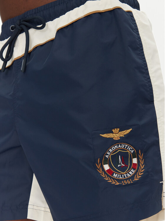 Aeronautica Militare Aeronautica Militare Szorty kąpielowe 251BW228CT3539 Granatowy Regular Fit