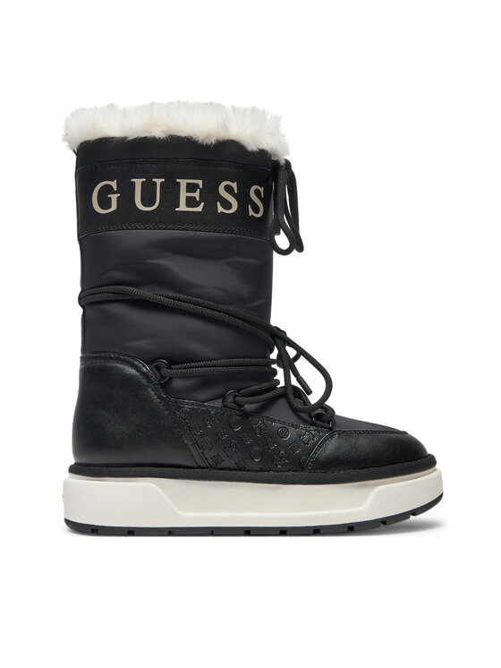 Guess Guess Μπότες Χιονιού Undelo FLFUEL ELE11 Μαύρο