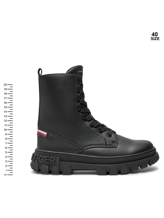 Tommy hilfiger lace up booties sale
