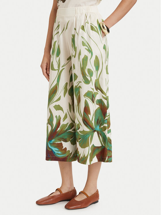 ACCESS FASHION Pantaloni culotte 63-5070-0250 Crem Wide Leg