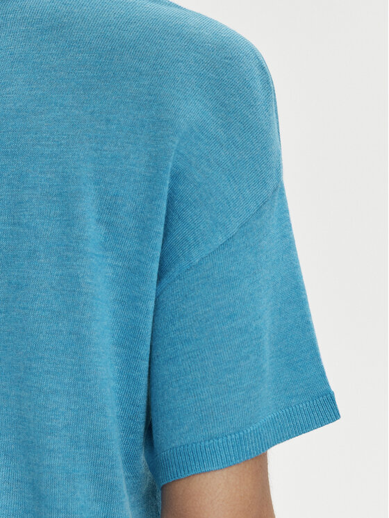 Vila Vila Tričko Abella 14089540 Modrá Relaxed Fit