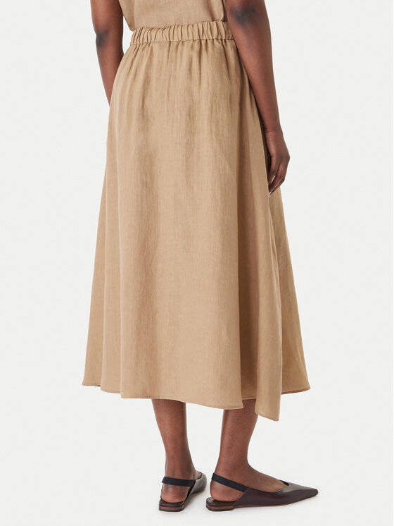 Marella Marella Spódnica trapezowa Emme by Marella Biada 2615101082 Beżowy Regular Fit