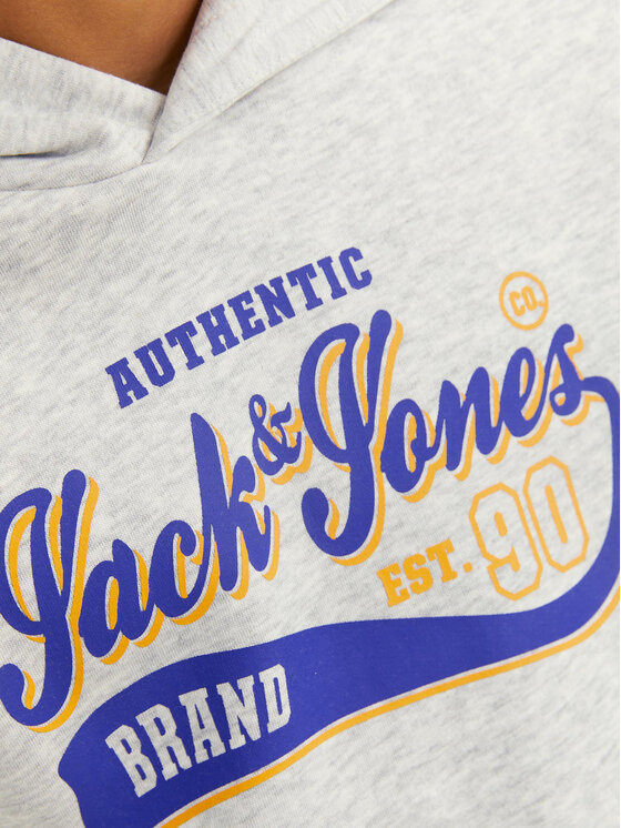 Jack & Jones Junior Jack & Jones Junior Bluza 12212287 Szary Regular Fit