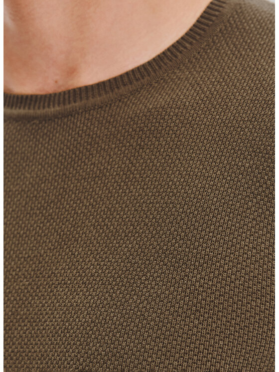Pako Lorente Pako Lorente Sweter P25WF-2X-001 Brązowy Classic Fit