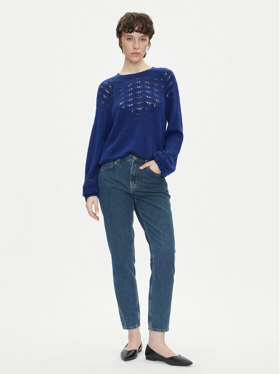 Pepe Jeans Pepe Jeans Džemper Naina PL702241 Plava Regular Fit
