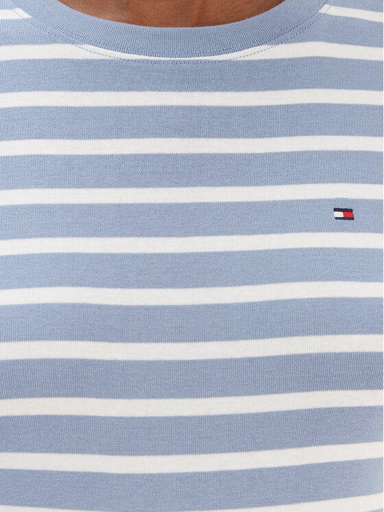 Tommy Hilfiger Tommy Hilfiger Tricou New Cody WW0WW40587 Albastru celest Slim Fit
