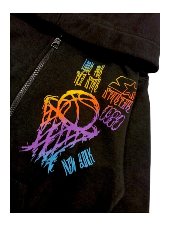 Starter Starter Μπλούζα q-bab-69481 Μαύρο Regular Fit