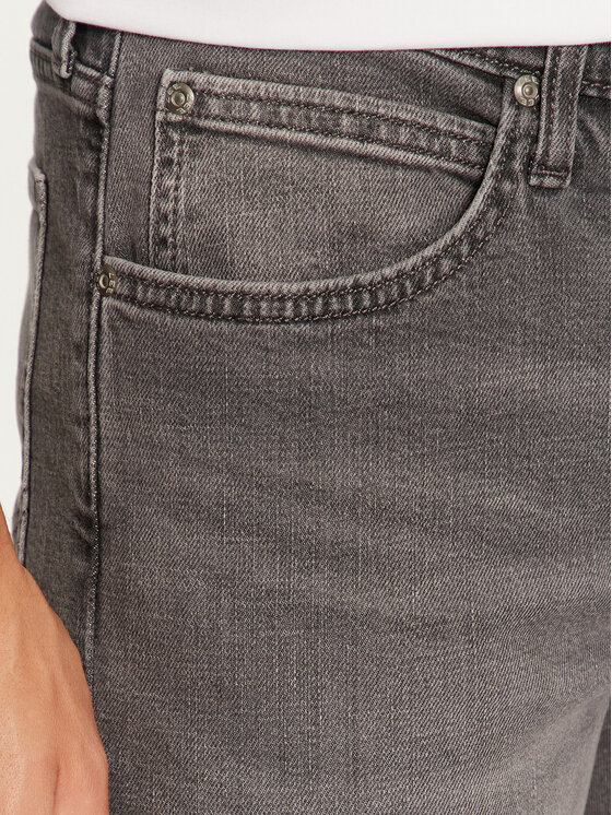 Lee Lee Jeansy Luke 112355859 Szary Slim Fit