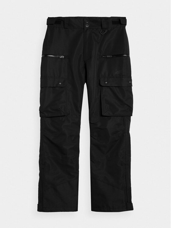 4F 4F Snowboardové nohavice 4FAW22TFTRM187-20S Čierna Regular Fit