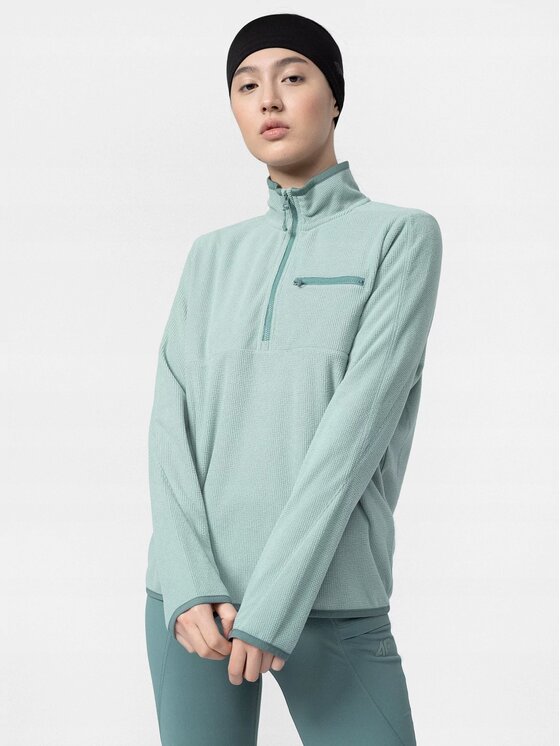 4F 4F Felpa 4FAW22TFSWF142-47S Verde Regular Fit