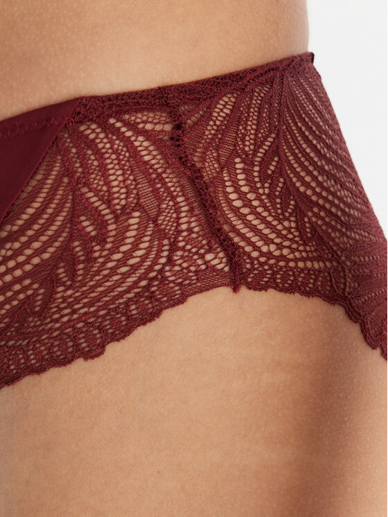 Ysabel Mora Ysabel Mora Klassischer Damenslip 10779 Dunkelrot