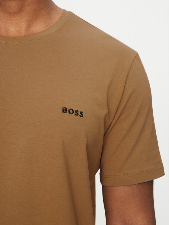 BOSS BOSS T-Shirt Mix&Match 50515312 Beżowy Regular Fit