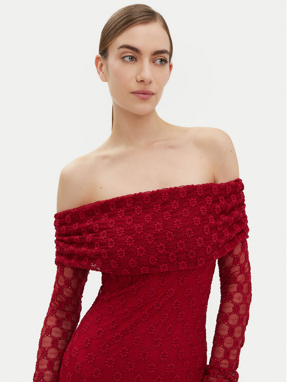 Bardot Bardot Rochie de seară 59776DB Roșu Regular Fit