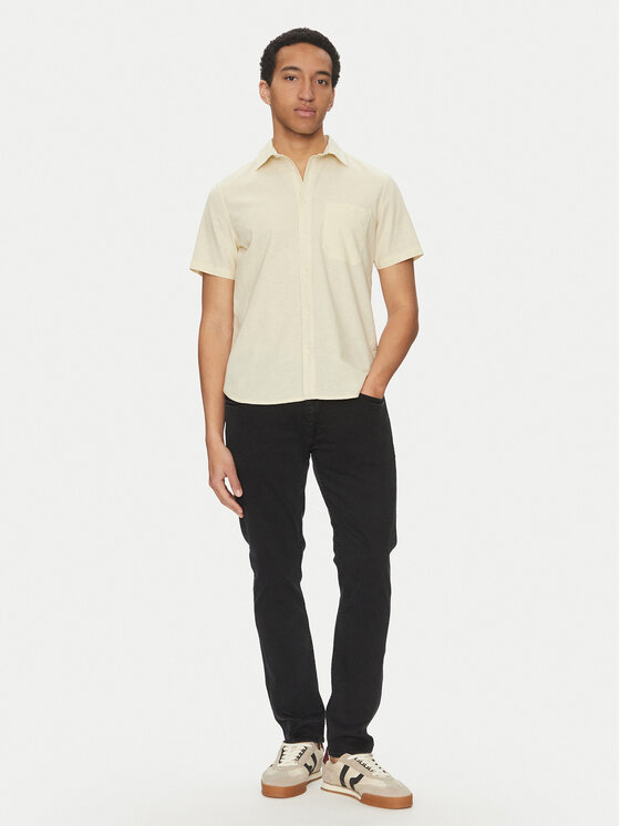 Blend Blend Särk 20718401 Beež Regular Fit