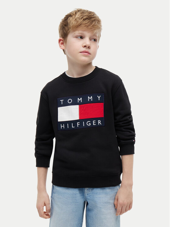 Tommy Hilfiger Hanorac KS0KS00709 Negru Regular Fit