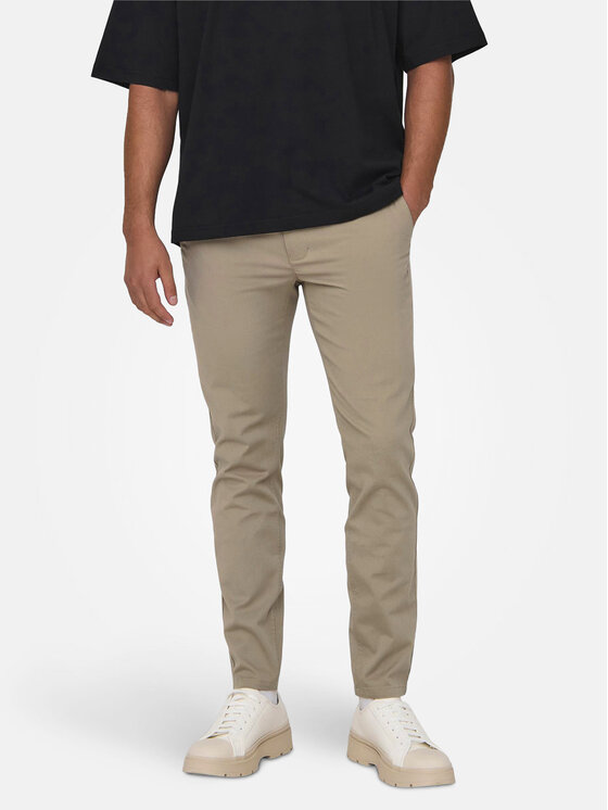 Only & Sons Only & Sons Chino-püksid Mark Luca 22028144 Beež Slim Fit