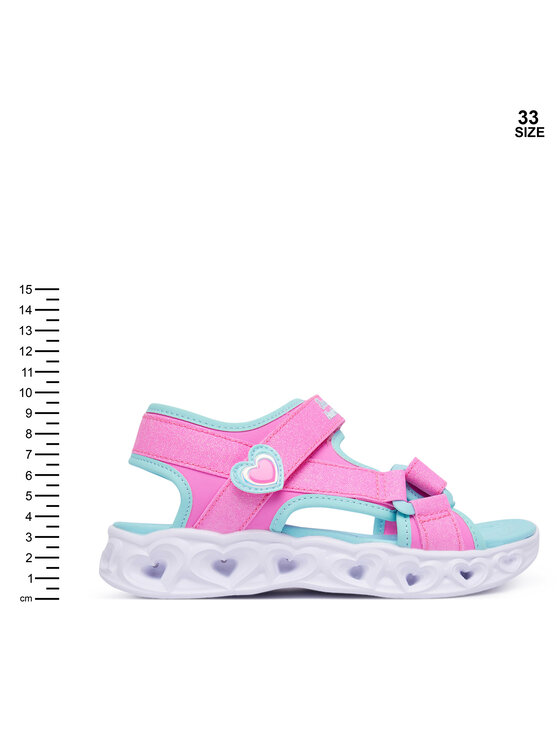 Skechers Skechers Sandale Heart Lights Sandals 303114L/PKTQ Roz