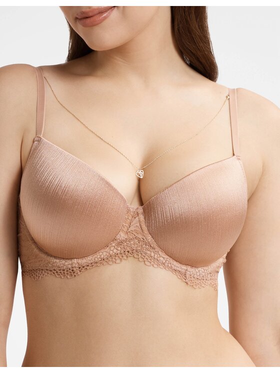 Esotiq Esotiq Biustonosz push-up 40482 Złoty