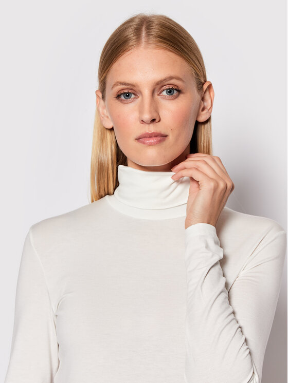 Max Mara Leisure Max Mara Leisure Dolčevita Dede 39460626 Bijela Slim Fit