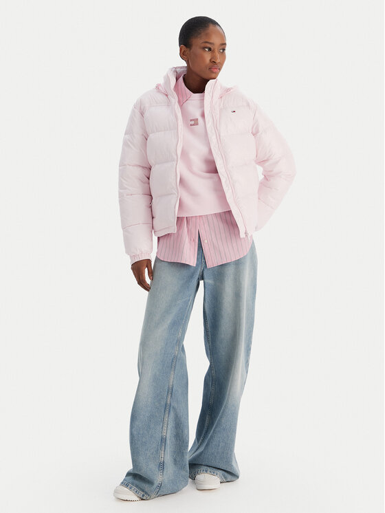 Tommy Jeans Tommy Jeans Prechodná bunda DW0DW22039 Ružová Regular Fit