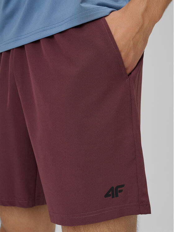 4F 4F Szorty sportowe VICTORY PACK Bordowy Regular Fit